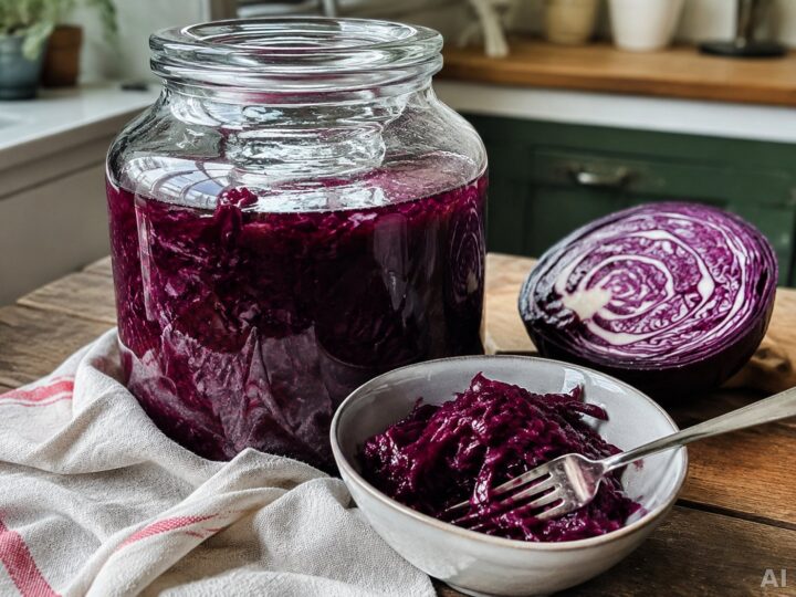 Rotkohl fermentieren