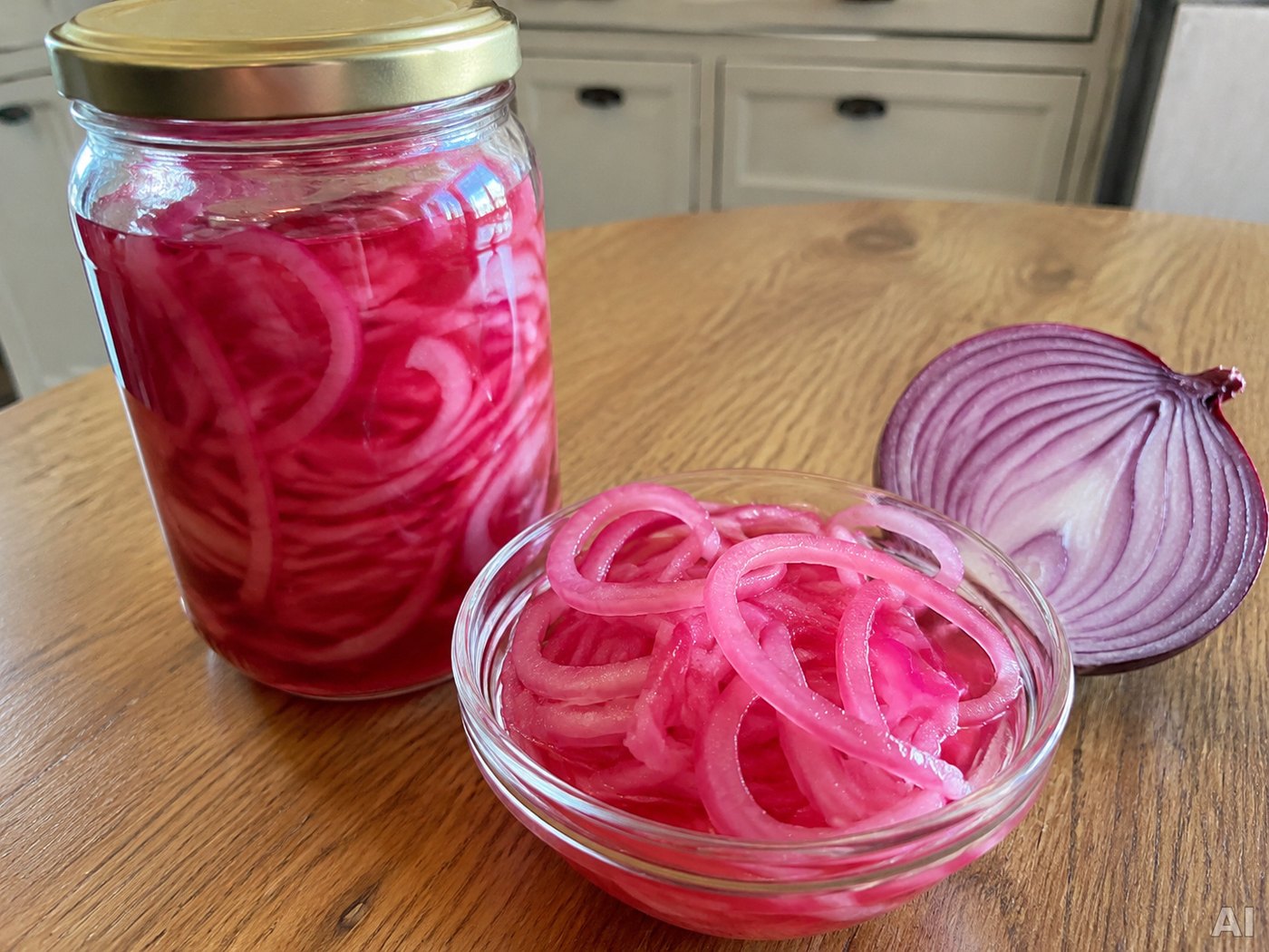 Rote Zwiebeln einlegen